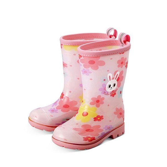 Miki House Other - Miki House Girls' Flower Print Rain Boots